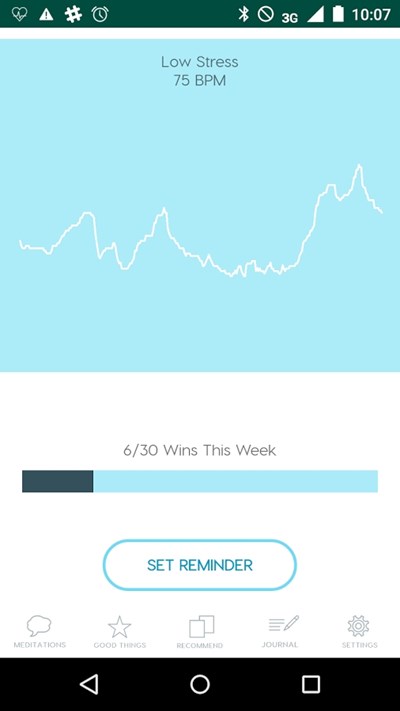 مدیریت استرس با اپلیکیشن رایگان Mindset