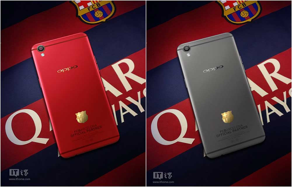 انتشار تصویری از نسخه بارسلونا اوپو R9 انتشار تصویری از نسخه بارسلونا اوپو R9