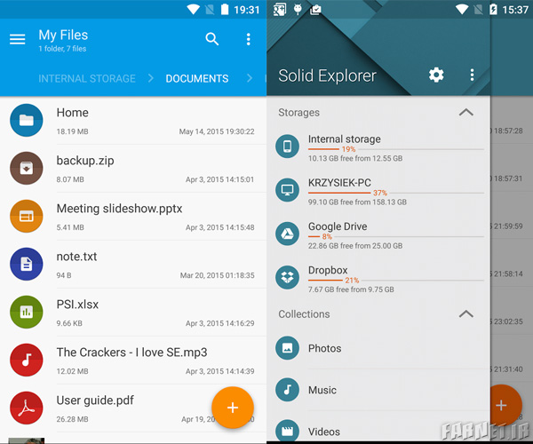 Solid Explorer بهترین فایل منیجر اندروید