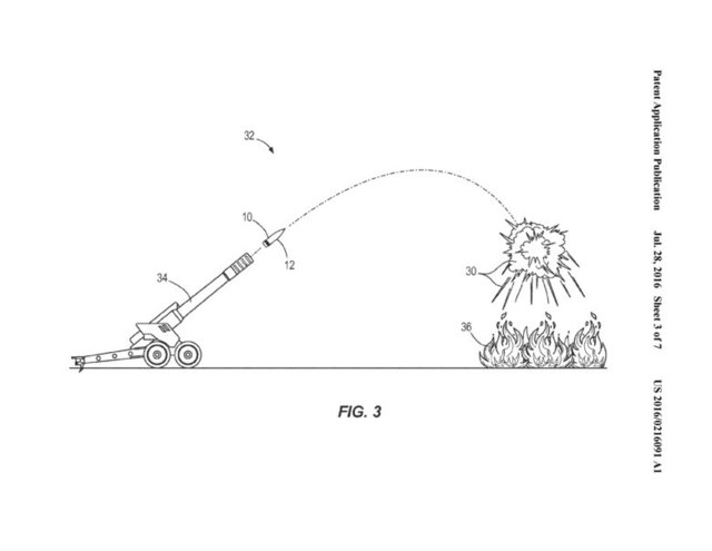 خاموش کردن آتش با خمپاره (+عکس)