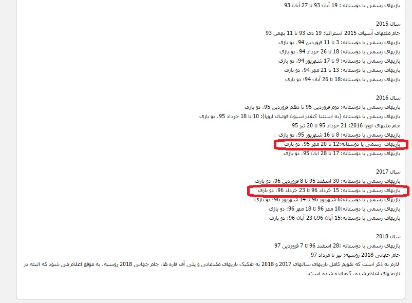 فدراسیون«کفاشیان-تاج»مسوول همزمانی بازی های تیم ملی و روزهای آیینی (+سند)