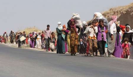 داعش ده ها خانواده را به اجبار از تلعفر به مرزهای سوریه منتقل کرد