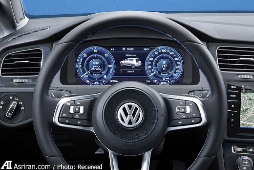 رونمایی از فیسلیفت جدید گلف فولکسواگن 2017 رونمایی از فیسلیفت جدید گلف فولکسواگن 2017