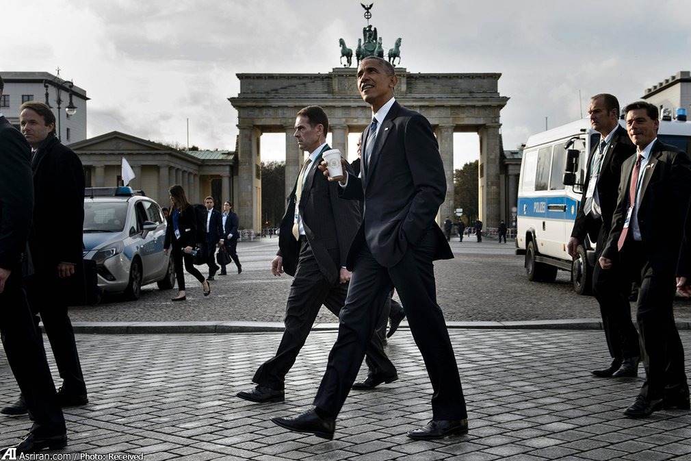 شام آخر اوباما و مرکل (+عکس)