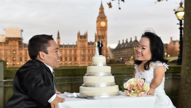 قدکوتاه‌ترین زوج دنیا (+عکس)