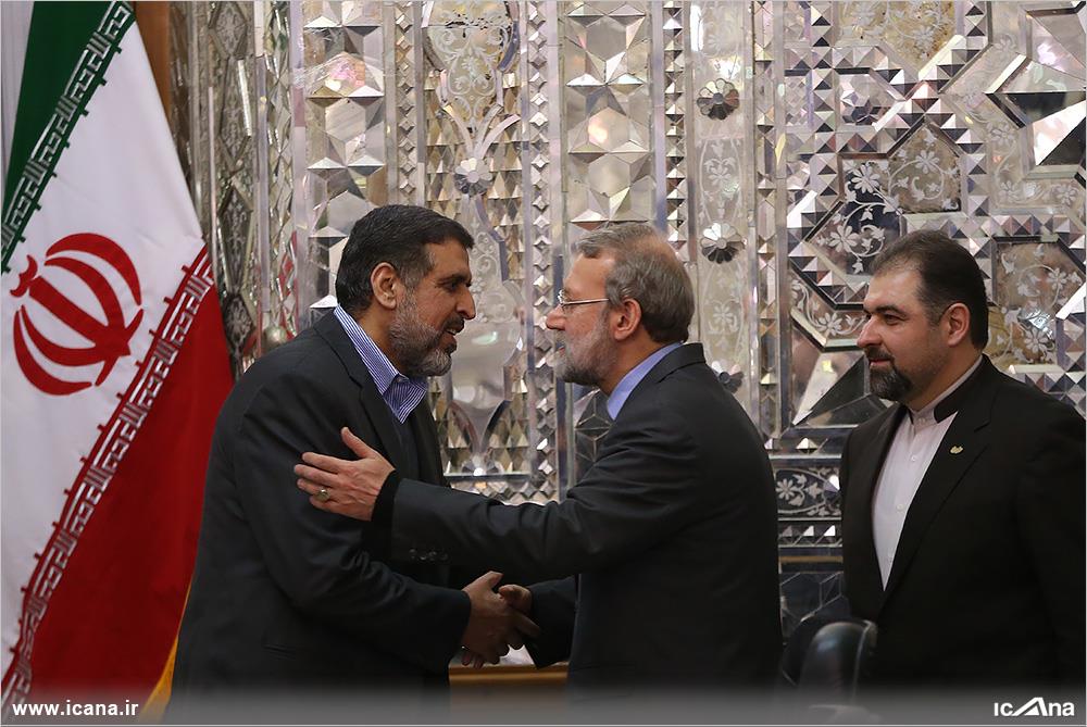 دیدار دبیرکل جنبش جهاد اسلامی فلسطین با لاریجانی (+عکس)
