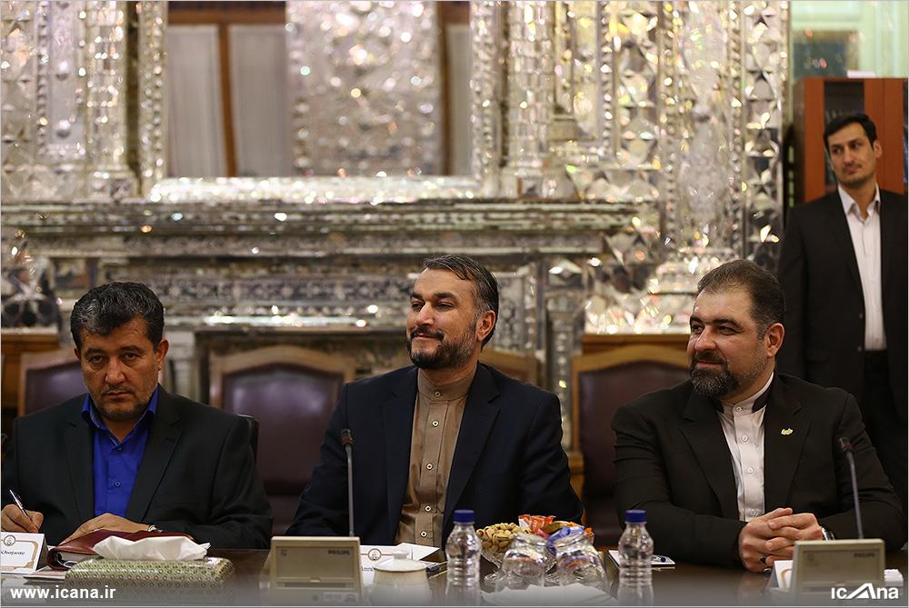 دیدار دبیرکل جنبش جهاد اسلامی فلسطین با لاریجانی (+عکس)