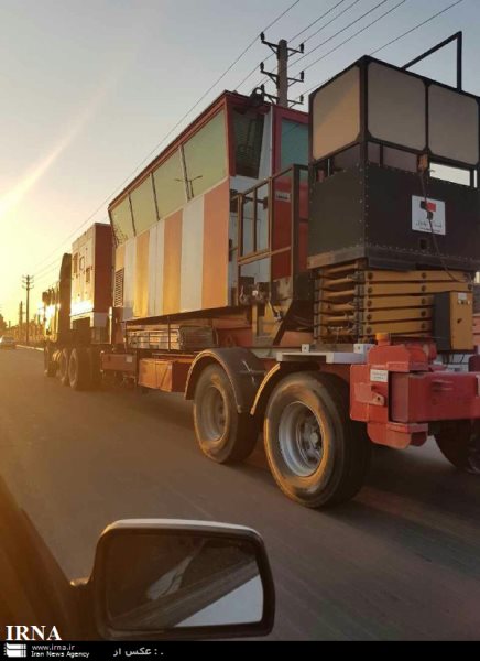 انتقال برج مراقبت متحرک به فرودگاه مشهد