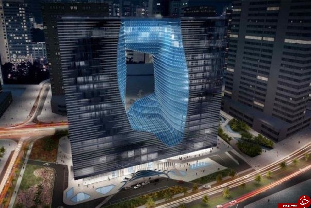 برج توخالی دبی (+عکس)