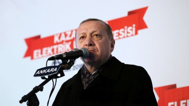 اردوغان: نیروی مرزبانی را که آمریکا می&zwnj;خواهد تشکیل دهد در نطفه خفه می&zwnj;کنیم