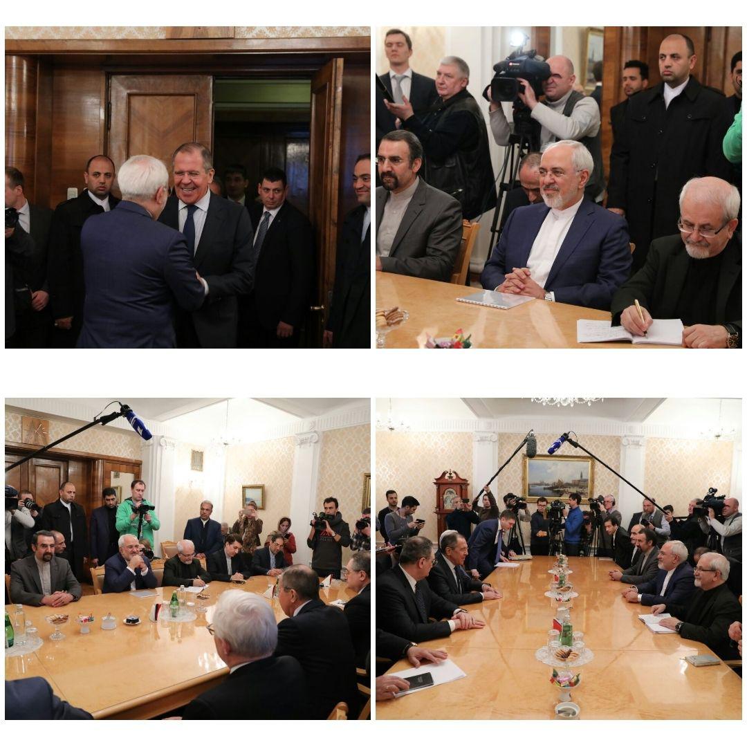 دیدار ظریف با لاوروف در مسکو (عکس)