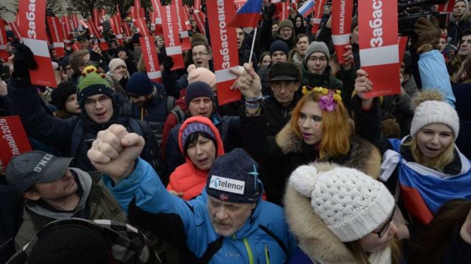 روسیه؛ تظاهرات هزاران حامی تحریم انتخابات و مخالفان پوتین / بازداشت 180 نفر