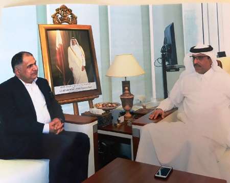 دیدار مدیران عامل خبرگزاری قنا و ایرنا در دوحه (+عکس)
