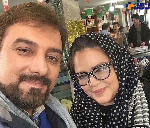 سلفی بهاره رهنما و برزو اجمند (عکس)