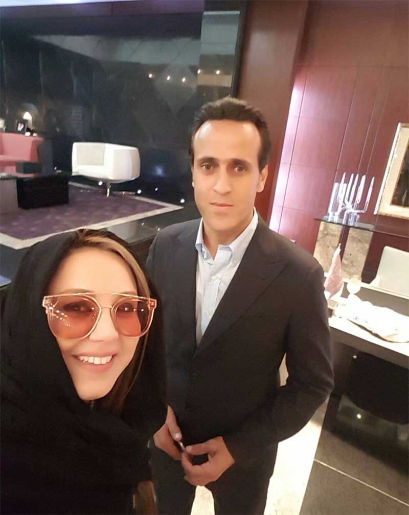 سلفی بهنوش بختیاری با علی کریمی! (عکس)