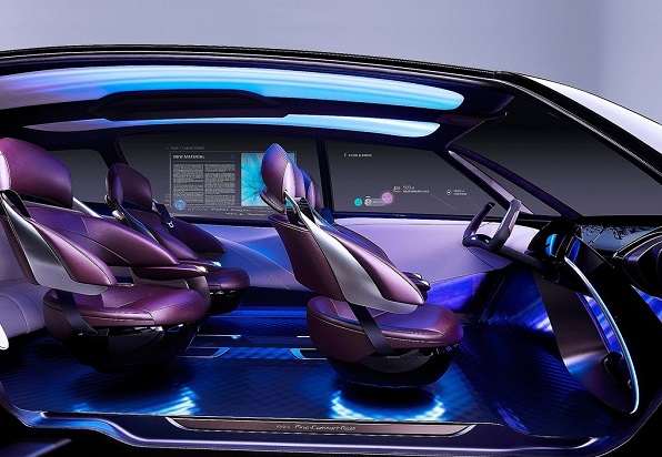 فاین&zwnj;کامفورت تویوتا مدلی برای نمایش اطلاعات روی شیشه&zwnj;های جانبی