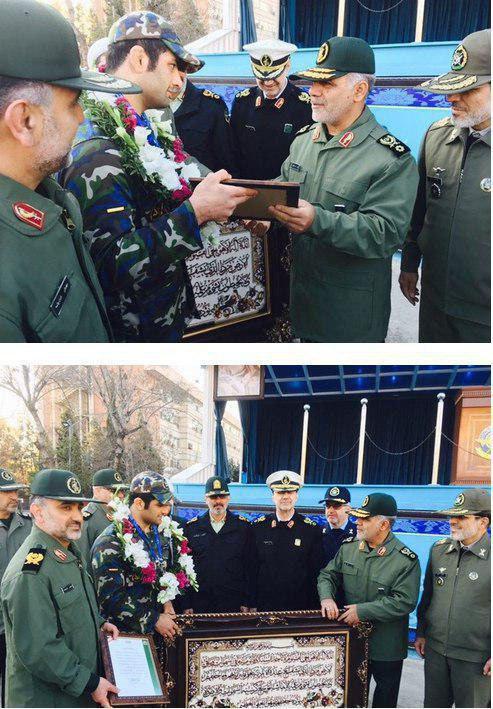 تقدیر ستاد کل نیروهای مسلح از علیرضا کریمی (عکس)