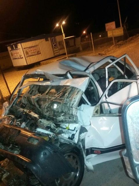 تصادف مرگبار اتوبوس با پراید در جاده یاسوج به اصفهان (+عکس)