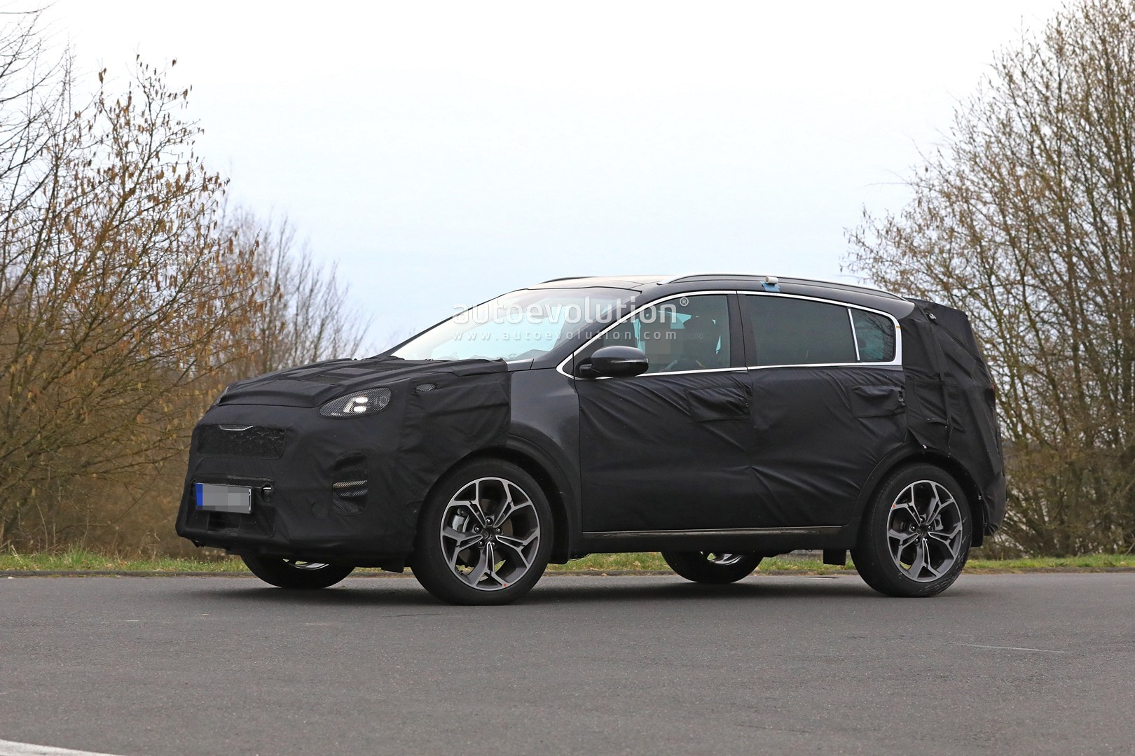 تصاویر لو رفته از تست فیسلیفت کیا اسپورتیج 2019 تصاویر لو رفته از تست فیسلیفت کیا اسپورتیج 2019