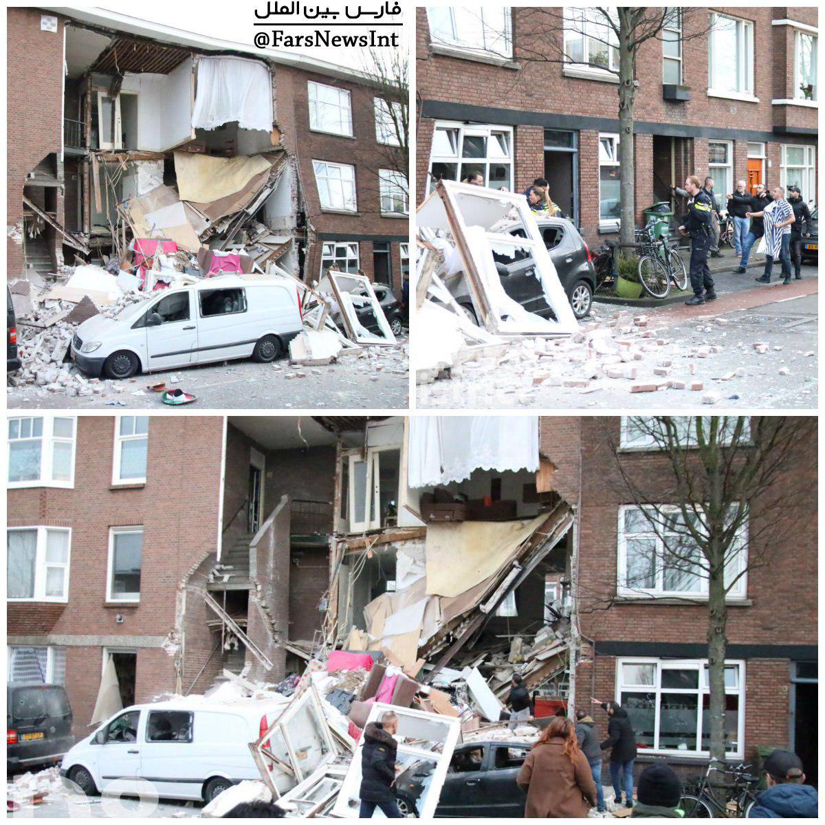 انفجار بزرگ در لاهه هلند (+عکس)