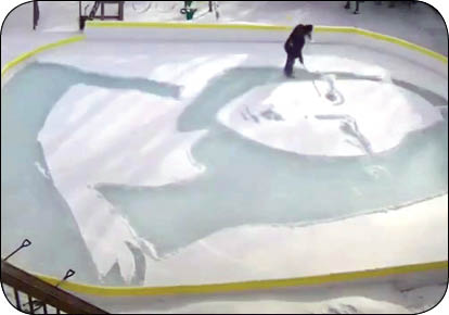 لبخند ژکوند با برف و یخ (+عکس)