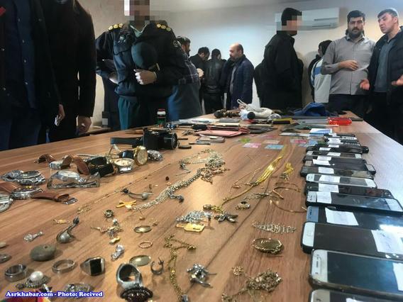 دستگیری اعضای باند سارقین منازل شمال شهر تهران (+عکس)