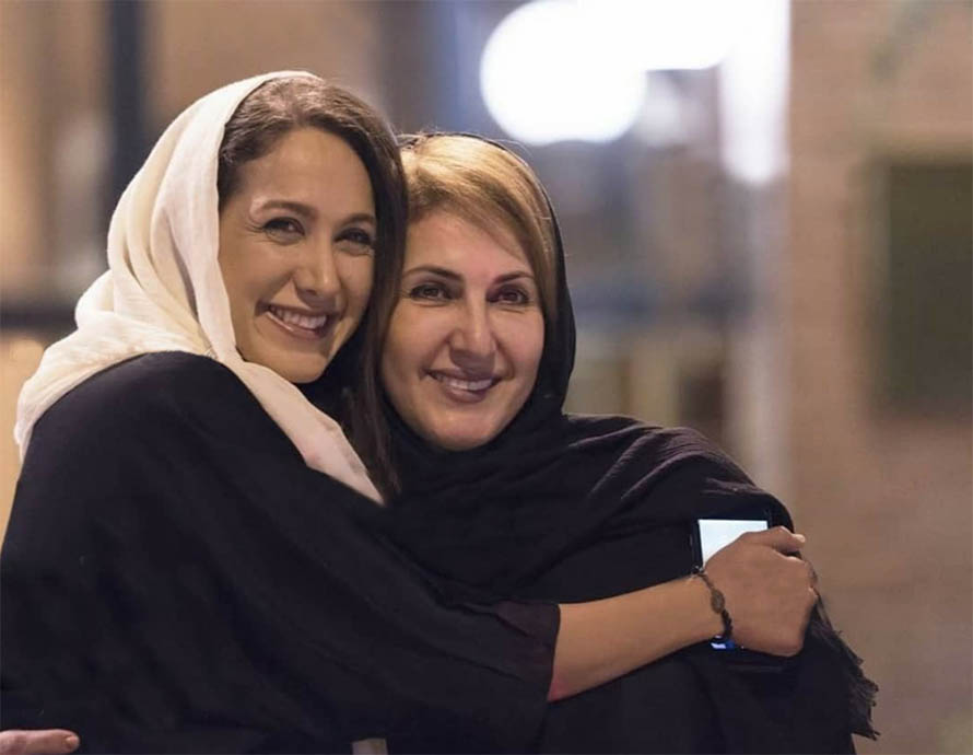 فاطمه گودرزی و دخترش (عکس)