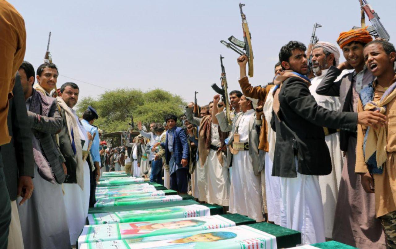 یمن؛ تشییع دهها کودک که در بمباران ائتلاف سعودی (+عکس)