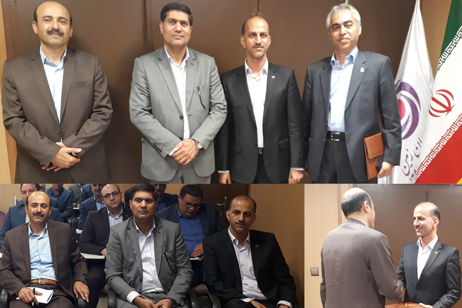 معارفه مدیر شعب بانک ایران زمین 3 استان