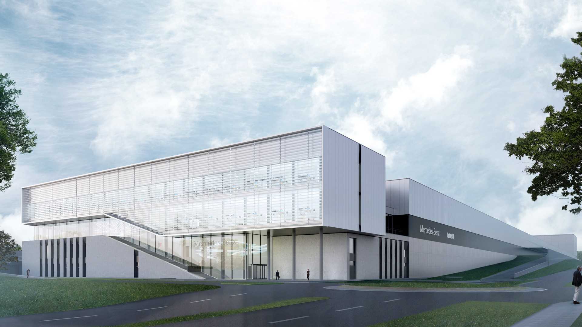 مدرن&zwnj;ترین سالن تولید در جهان در کمپانی بنز/