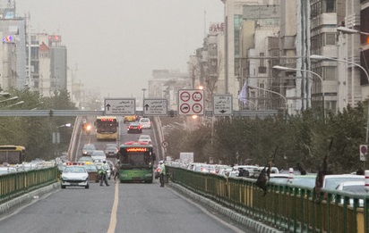 تنفس هوای آلوده در تهران برای سومین روز پیاپی