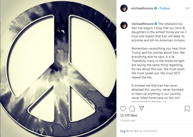 تحلیل جالب مایکل مور از واکنش نظامی ایران علیه آمریکا: باعث تعجب است که ایران هرگز به آمریکا حمله نکرده است اینستاگرام
