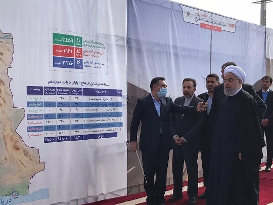 افتتاح پروژه همت-کرج با حضور رئیس جمهور