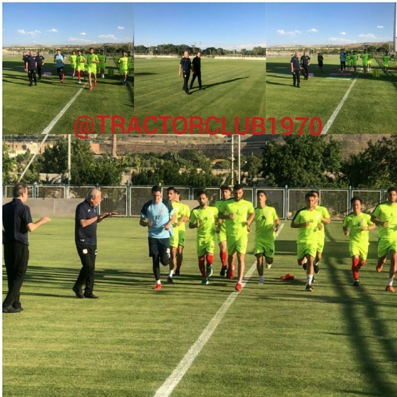 اولین تمرین تراکتورسازی زیر نظر دنیزلی (+عکس)