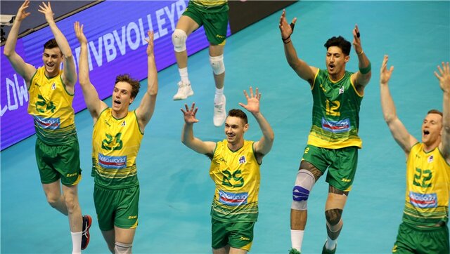 پیروزی استرالیا در آخرین بازی هفته چهارم لیگ ملتهای والیبال پیروزی استرالیا در آخرین بازی هفته چهارم لیگ ملتهای والیبال