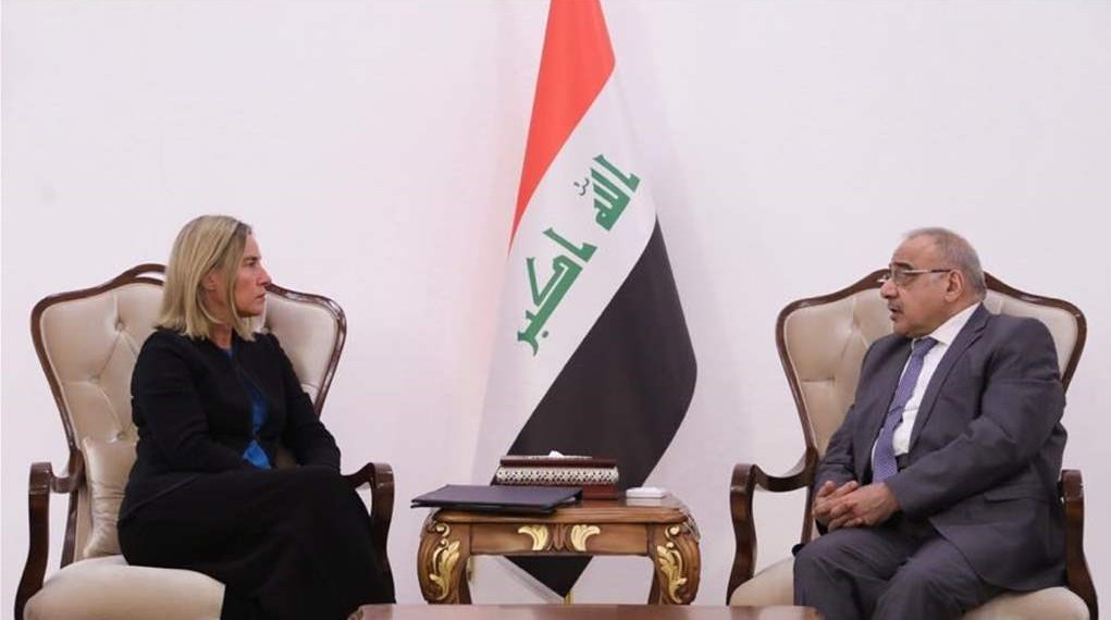 جزئیات رایزنی&zwnj;های موگرینی با سران عراق (+عکس)