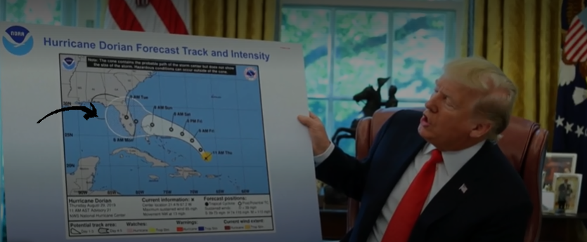 ترامپ: توفان از آلاباما می گذرد/ هواشناسی آمریکا: رد می&zwnj;کنیم