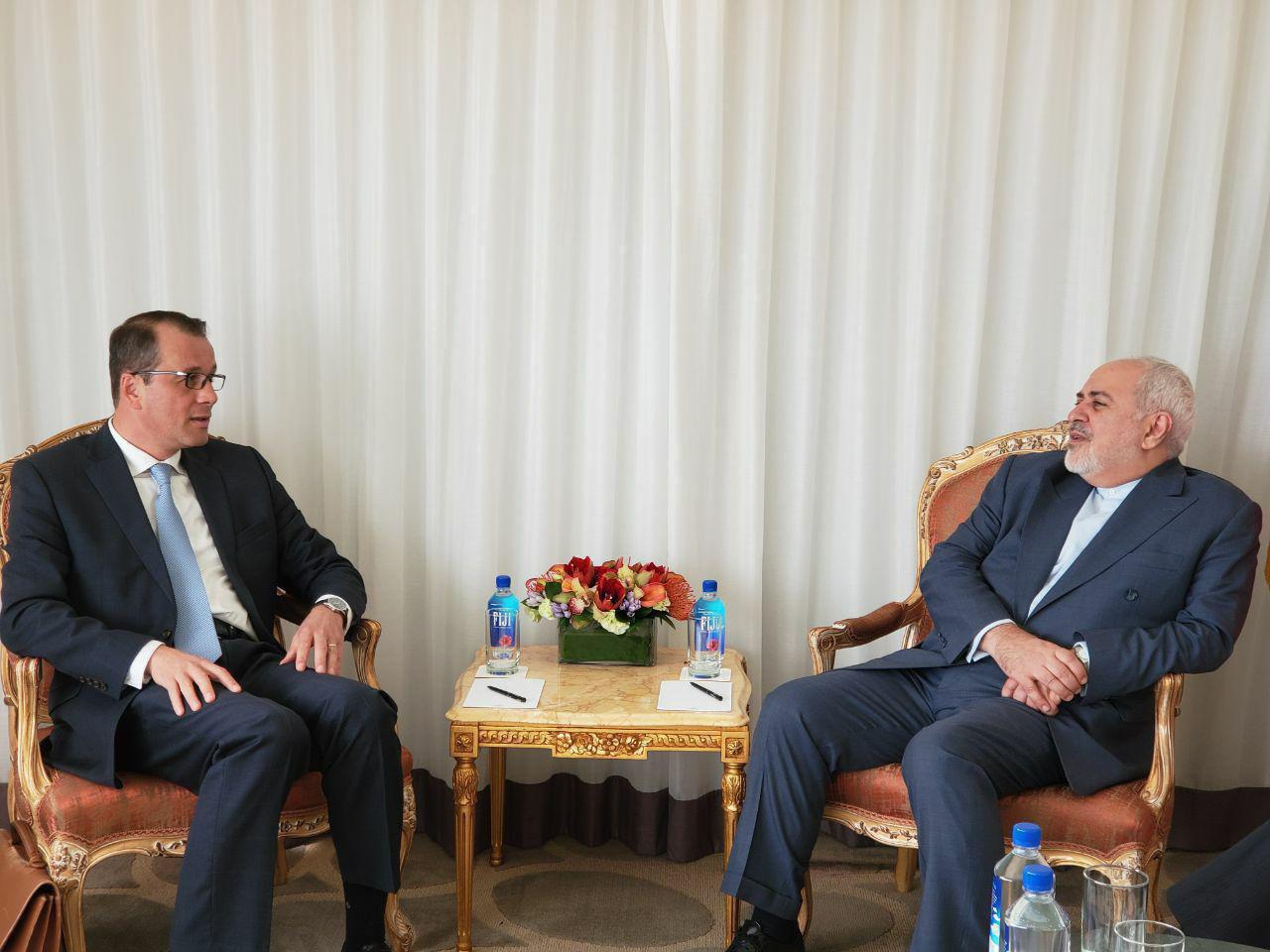 دیدار مدیر موقت آژانس انرژی اتمی با ظریف (عکس)