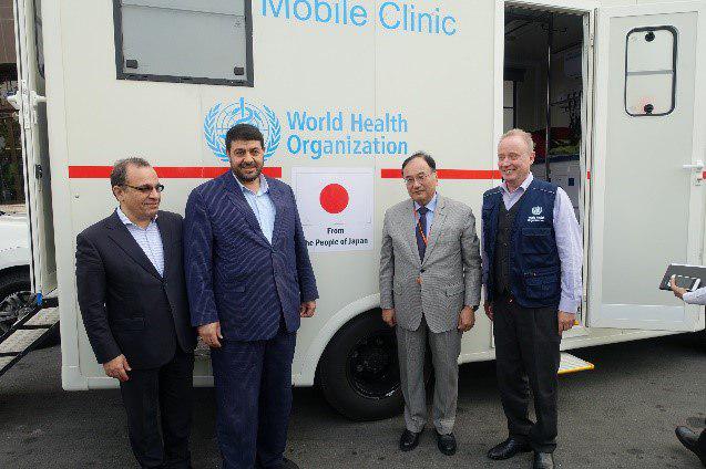 اهدای یک کلینیک سیار توسط ژاپن در ایران اهدای یک کلینیک سیار توسط ژاپن در ایران