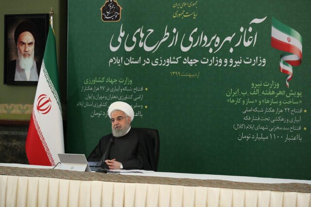 روحانی: آمار کرونا نزولی است/ شرایط سخت، اما امید ما زیاد است