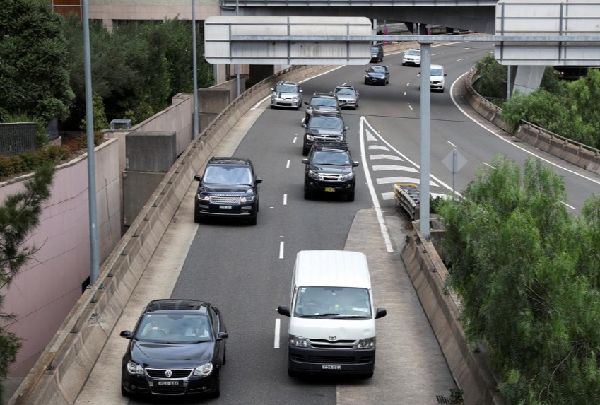 ترافیک سیدنی در کاهش قرنطینه