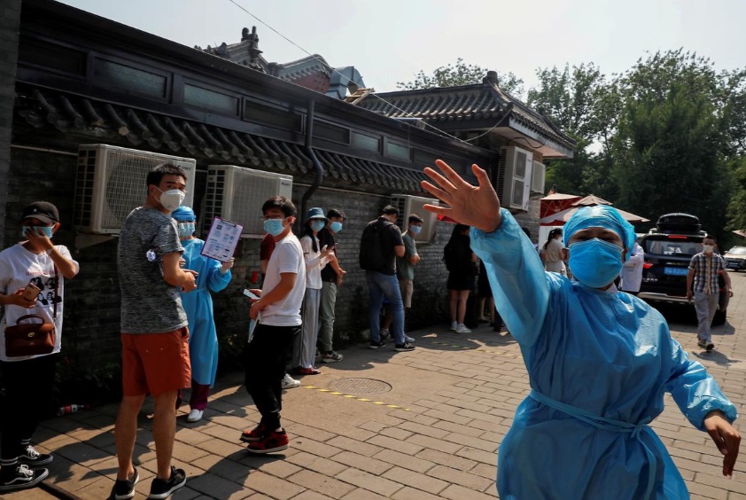 بررسی پیک های چین