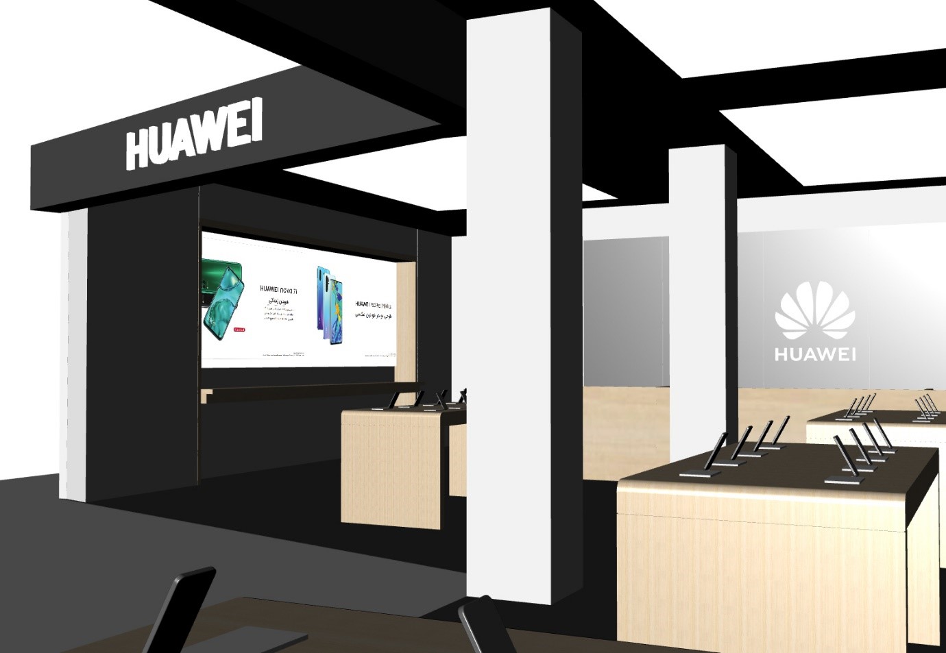 افتتاح برندشاپ&zwnj;های جدید هوآوی در بازار موبایل چارسو و بازار موبایل ایران 2