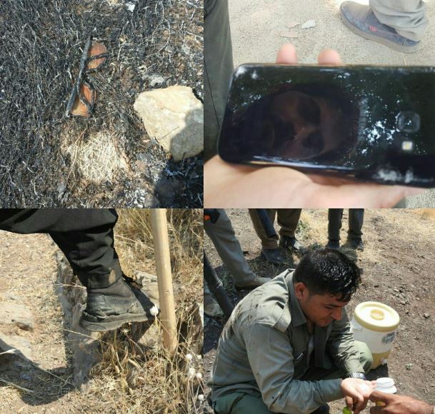 غلبه محیطبانان کرمانشاهی بر مین و آتش در روز محیطبان محیط زیست کرمانشاه