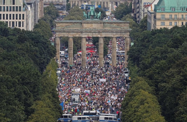 کرونا آلمان تظاهرات