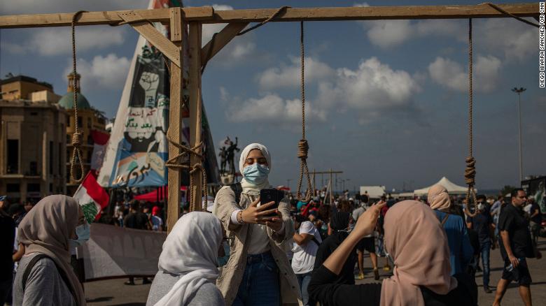 اعتراضات لبنان لنفجار بیروت