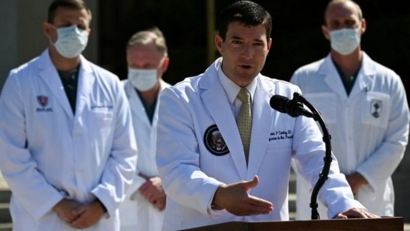 دکتر شون کانلی پزشک دونالد ترامپ