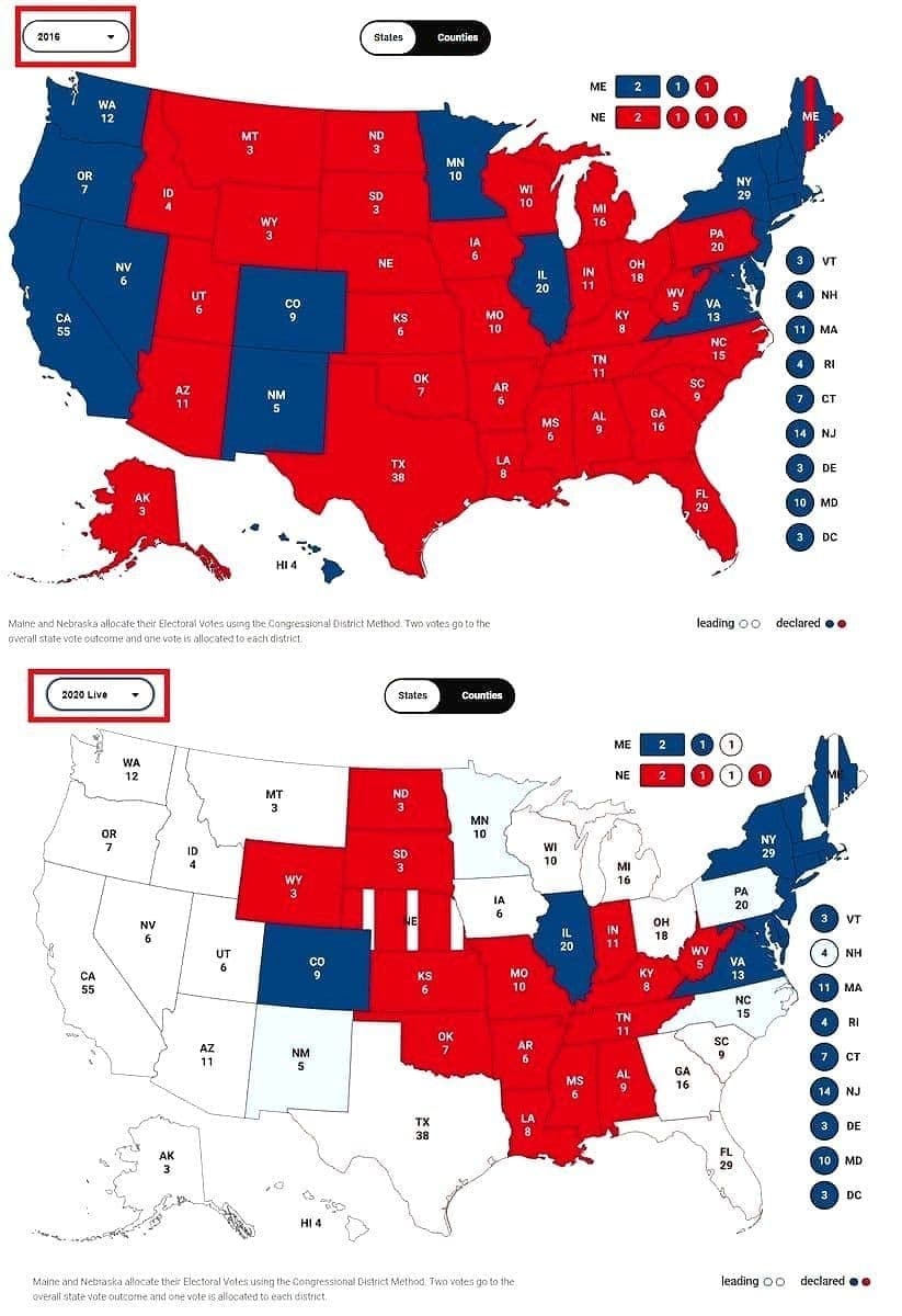 انتخابات امریکا/ جو بایدن: هرچقدر طول می کشد در صف بایستید&nbsp;/ ترامپ: پیروزی آسان است، اما شکست آسان نیست