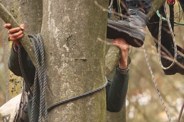 معترضان به ساخت بزرگراه در میان جنگل&zwnj;های آلمان (+عکس)