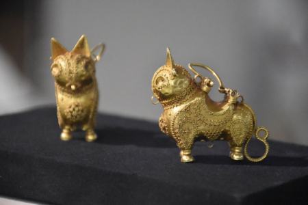 نمایش گوشواره‌های شگفت‌انگیز باستانی در ترکیه (+عکس)